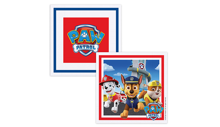 PAW PATROL REFRESH LİSANSLI KAĞIT PEÇETE 33x33cm (16 AD)